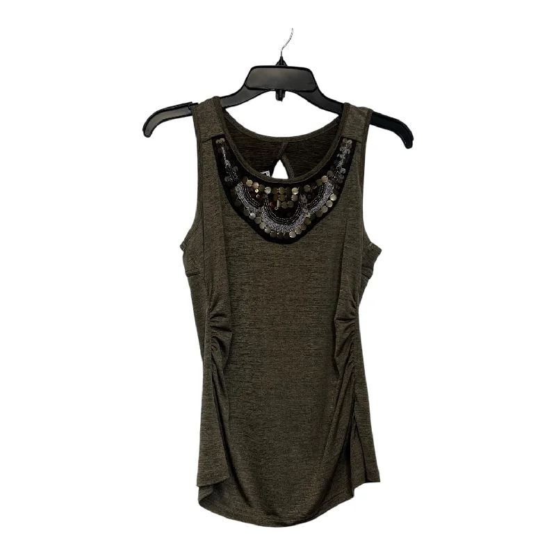 Tank Top By Clothes Mentor In Metallic, Size: Xl