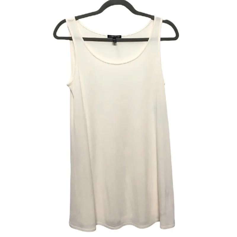 Tank Top By Eileen Fisher In Cream, Size: Xs