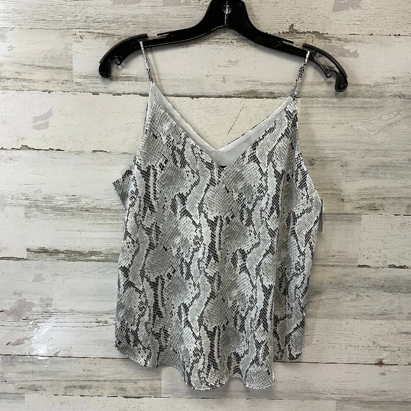 Tank Top By Express In Snakeskin Print, Size: Xs