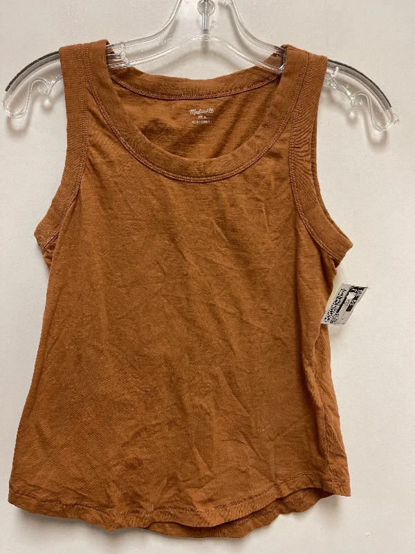 Tank Top By Madewell In Brown, Size: S