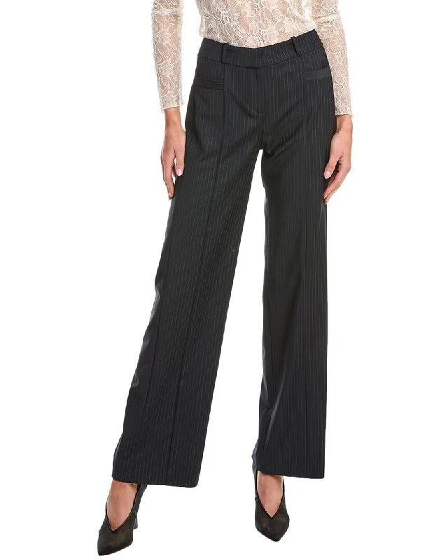 ba&sh Pinstripe Wool-Blend Pant