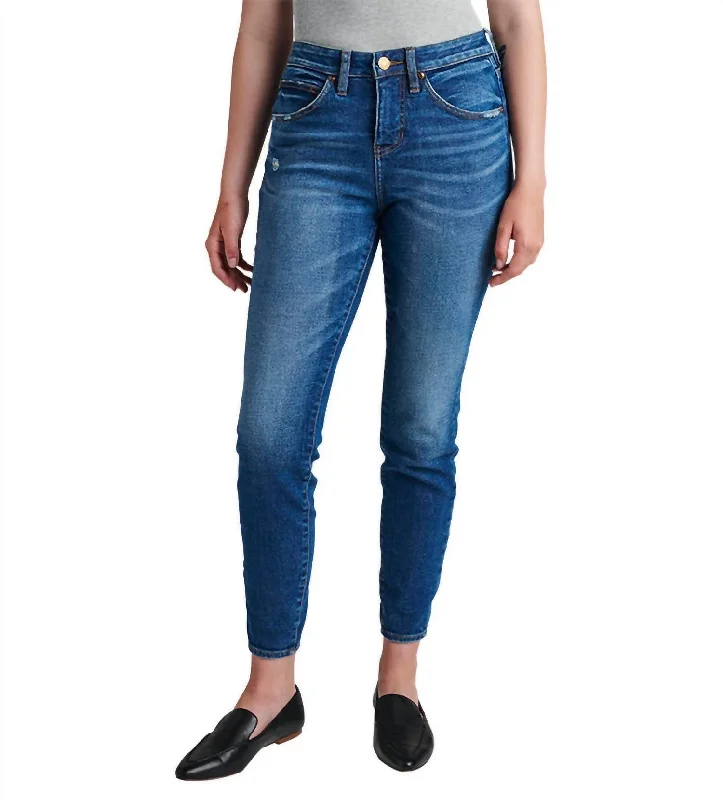 Cecelia Mid Rise Skinny Jean In San Diego Blue