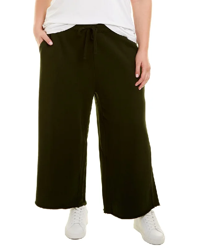 EILEEN FISHER Plus French Terry Wide Leg