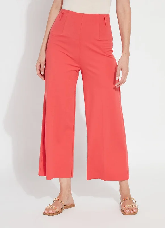 Ellis Culottes Ponte Crop (25" Inseam)