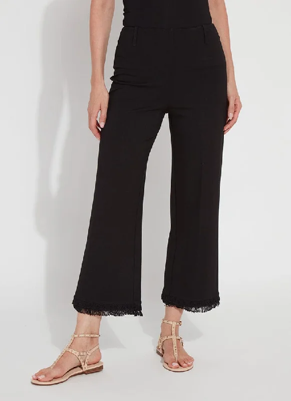 Juliet Fringe Cropped Pant (24" Inseam)