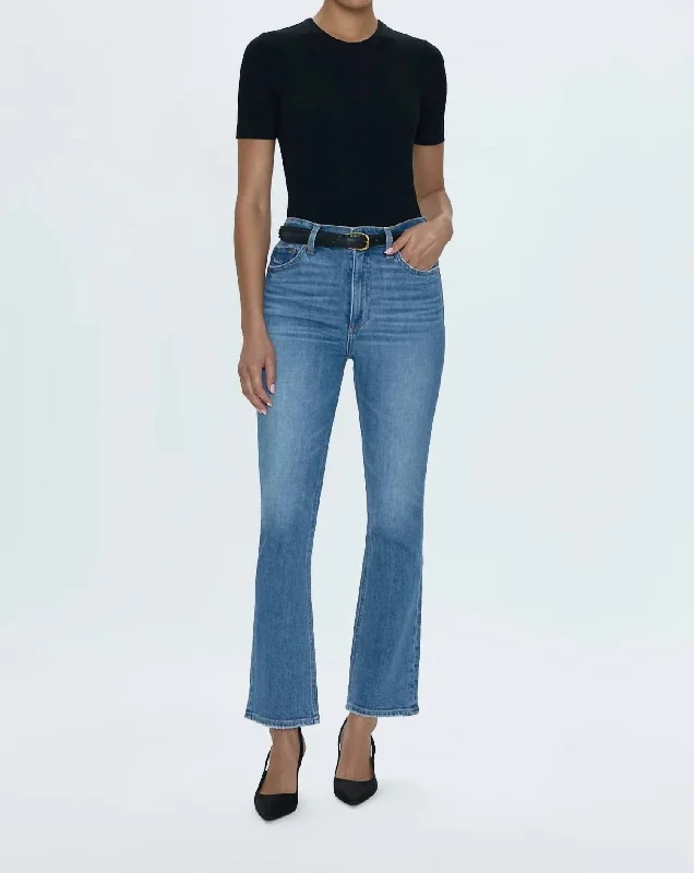 Krista High Rise Slim Bootcut Jean In Vibrant