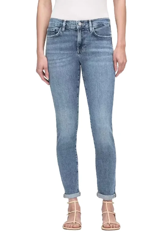 Le Garcon Jeans In Daphne Blue