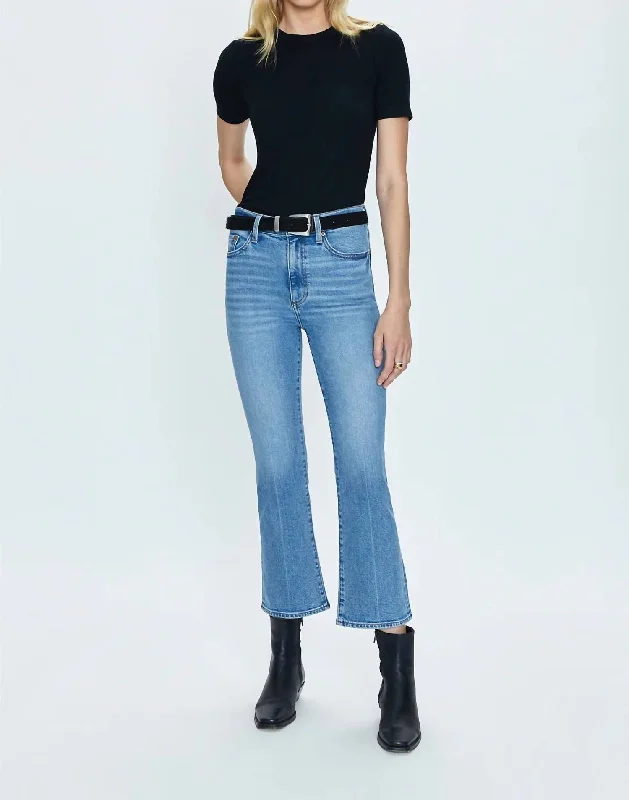 Lennon High Rise Bootcut Jeans In Derby