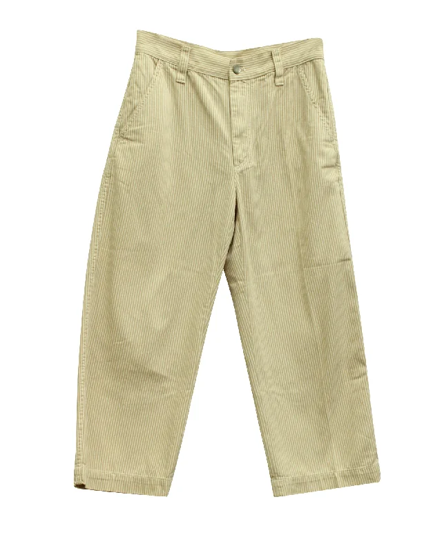 Marc Jacobs Stripe Pants in Beige Cotton