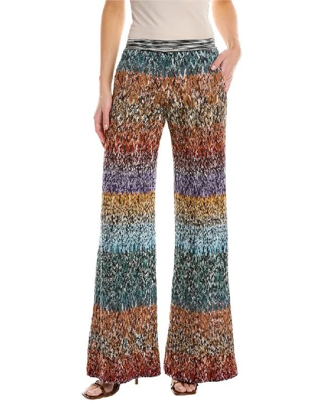 Missoni Wool-Blend Palazzo Pant