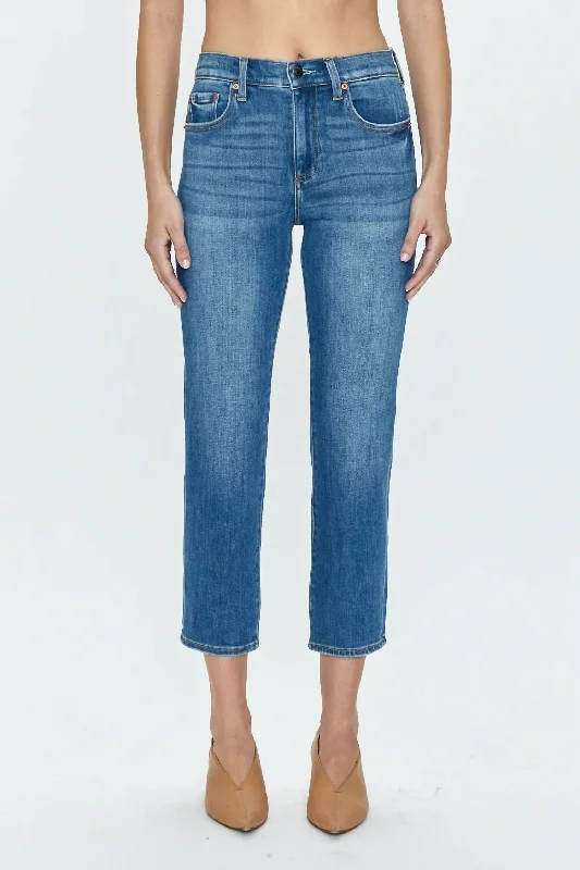 Monroe High Rise Slim Cigarette Jean In Indio