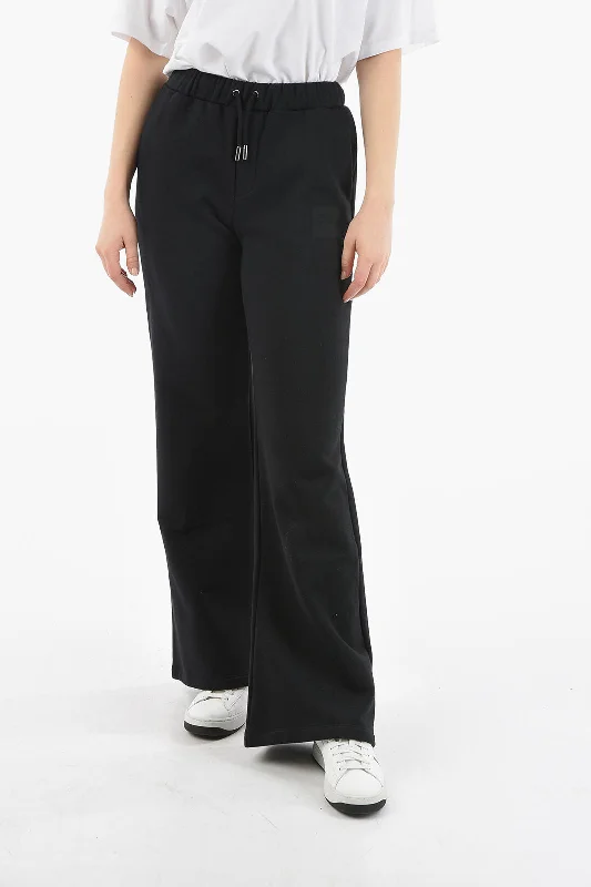 Opening Ceremony Fleeced Cotton Bootcut Joggers