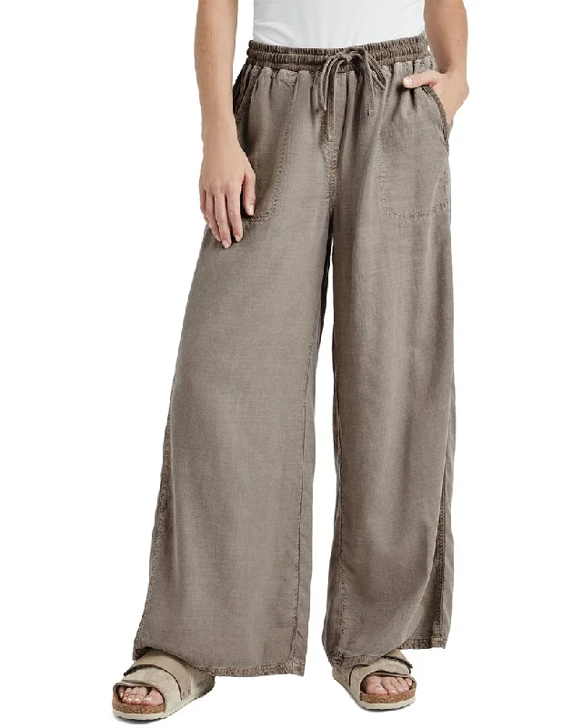 Splendid Paula Linen-Blend Wide Leg Pant