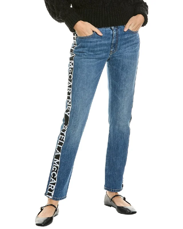 Stella McCartney The Skinny Sky Blue Boyfriend Jean