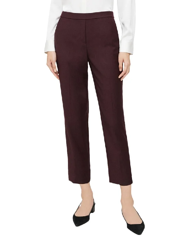 Theory Treeca Pull-On Wool Pant