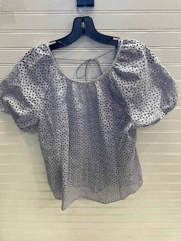 Top 2pc Short Sleeve By J. Crew In Grey, Size: M