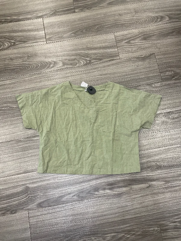 Top Short Sleeve By Clothes Mentor In Green, Size: S