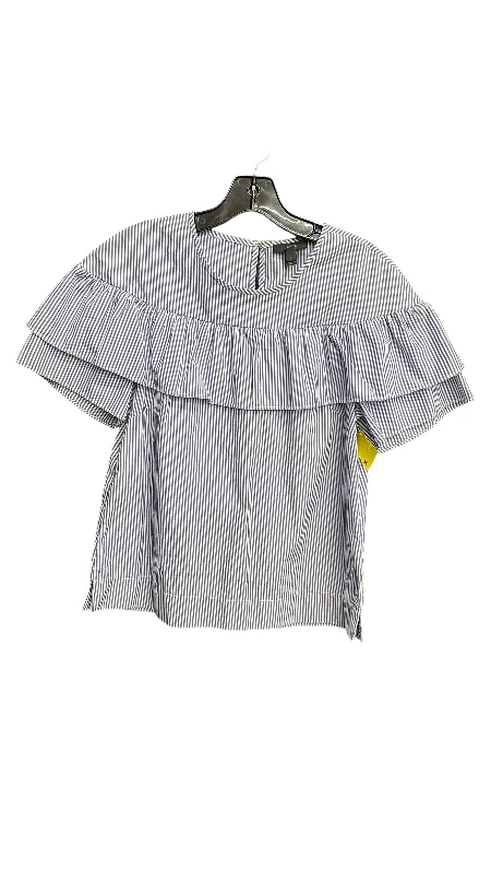 Top Short Sleeve By J. Crew In Striped Pattern, Size: S