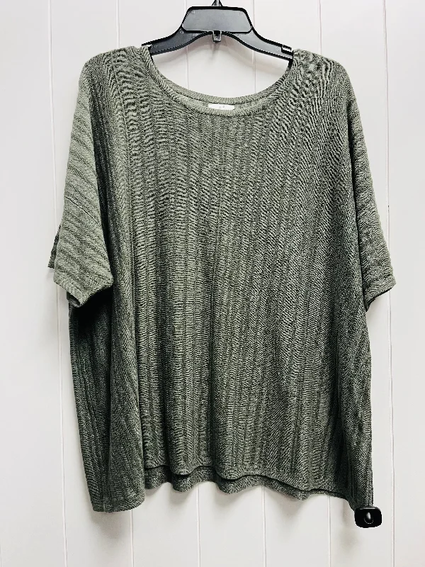 Top Short Sleeve By J. Jill In Green, Size: S