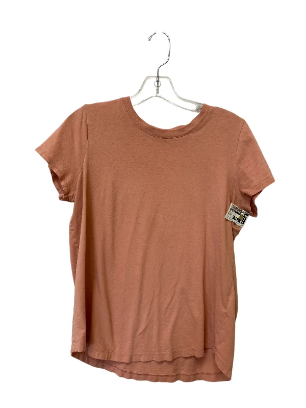 Top Short Sleeve By Madewell In Pink, Size: S