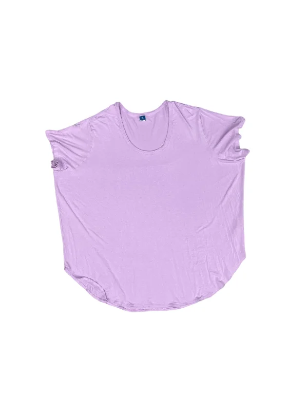 Top Short Sleeve By Old Navy In Purple, Size: Xxl