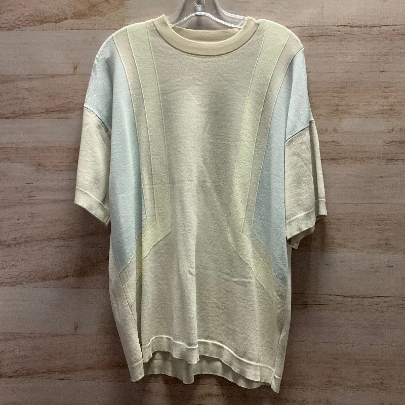 Top Short Sleeve By Zara In Multi-colored, Size: M